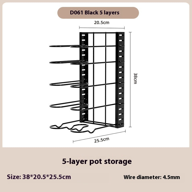 Vinzona foldable kitchen storage rack with removable compartments, countertop organizer for kitchen organization and dining accessories.