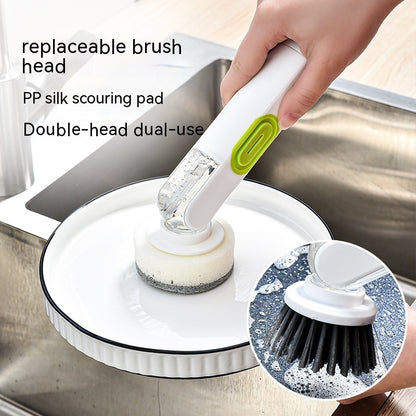 Vinzona multi-purpose kitchen dish brush with scrubber for dishwashing and cleaning, featuring durable bristles and ergonomic handle.