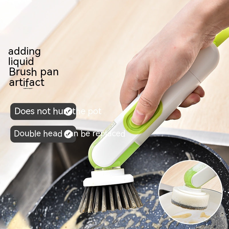 Vinzona multi-purpose kitchen dish brush with scrubber, featuring a sturdy handle and cleaning bristles for dishwashing and kitchen cleaning.