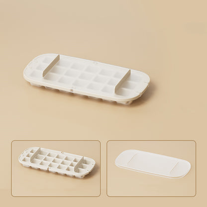 VinZona large capacity food-grade ice cube tray with grid for reusable freezer ice making, ideal for kitchen and beverage use