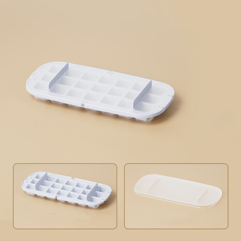 Vinzona large capacity food-grade ice cube tray with grid, reusable ice maker for freezer, ideal for kitchen and beverage use.