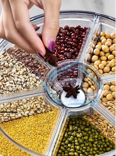 Vinzona food-grade plastic rice storage container with airtight lid, ideal for kitchen organization and keeping rice fresh.