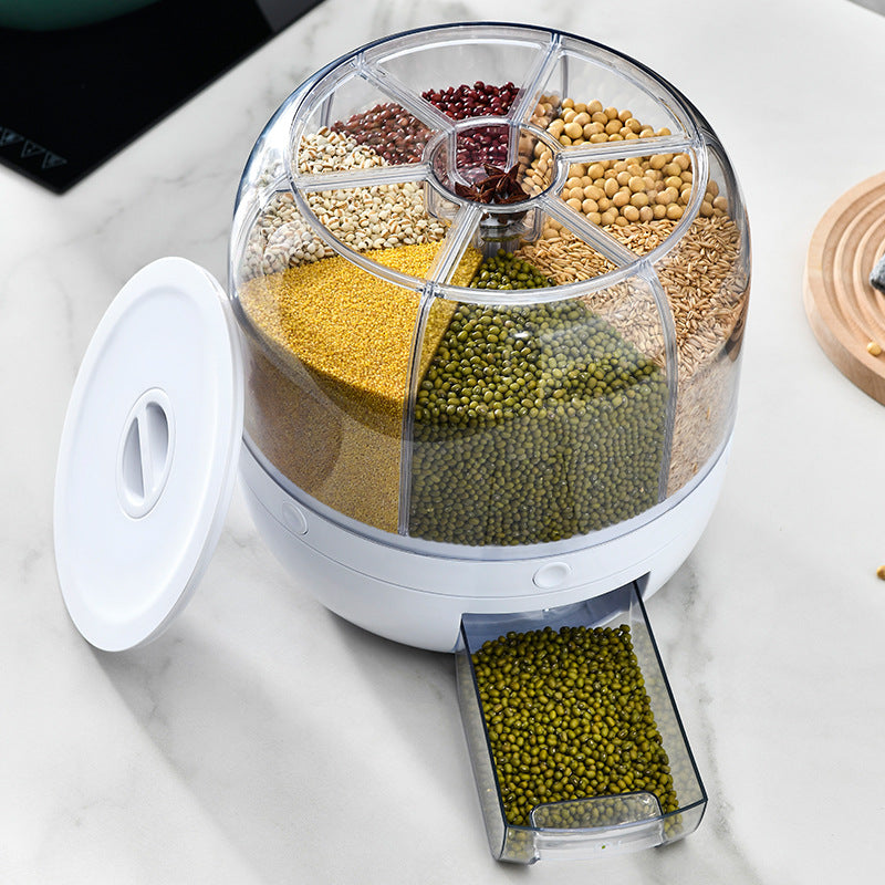 Vinzona food-grade plastic rice storage container for kitchen essentials, with a clear lid and secure sealing for freshness.