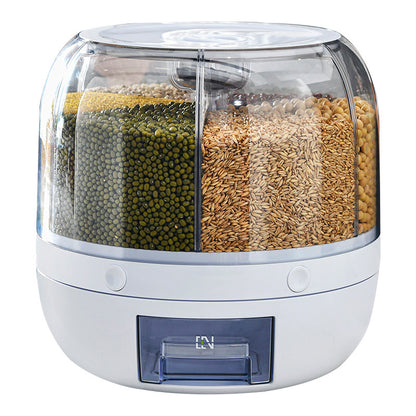 Vinzona food-grade plastic rice storage container with secure lid, ideal for kitchen and cooking storage needs.